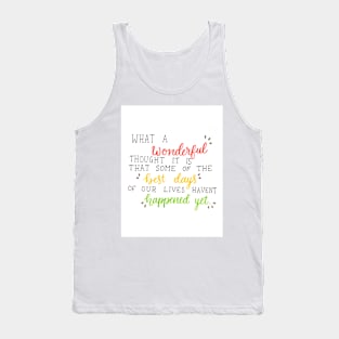 Wonderful thoughts Tank Top